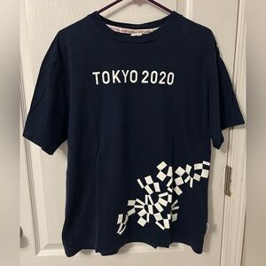 Tokyo 2020 Olympics Navy Graphic T-Shirt. Large. Gently used.